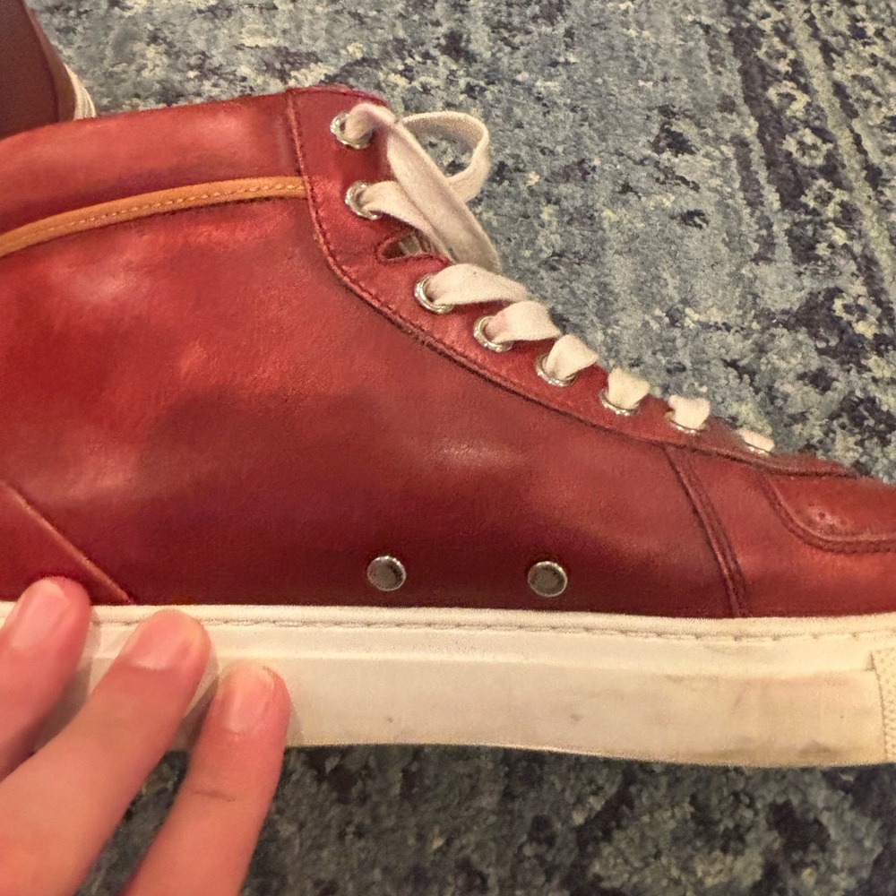 Bally Hightop Leather Sneakers - Picture 7 of 12
